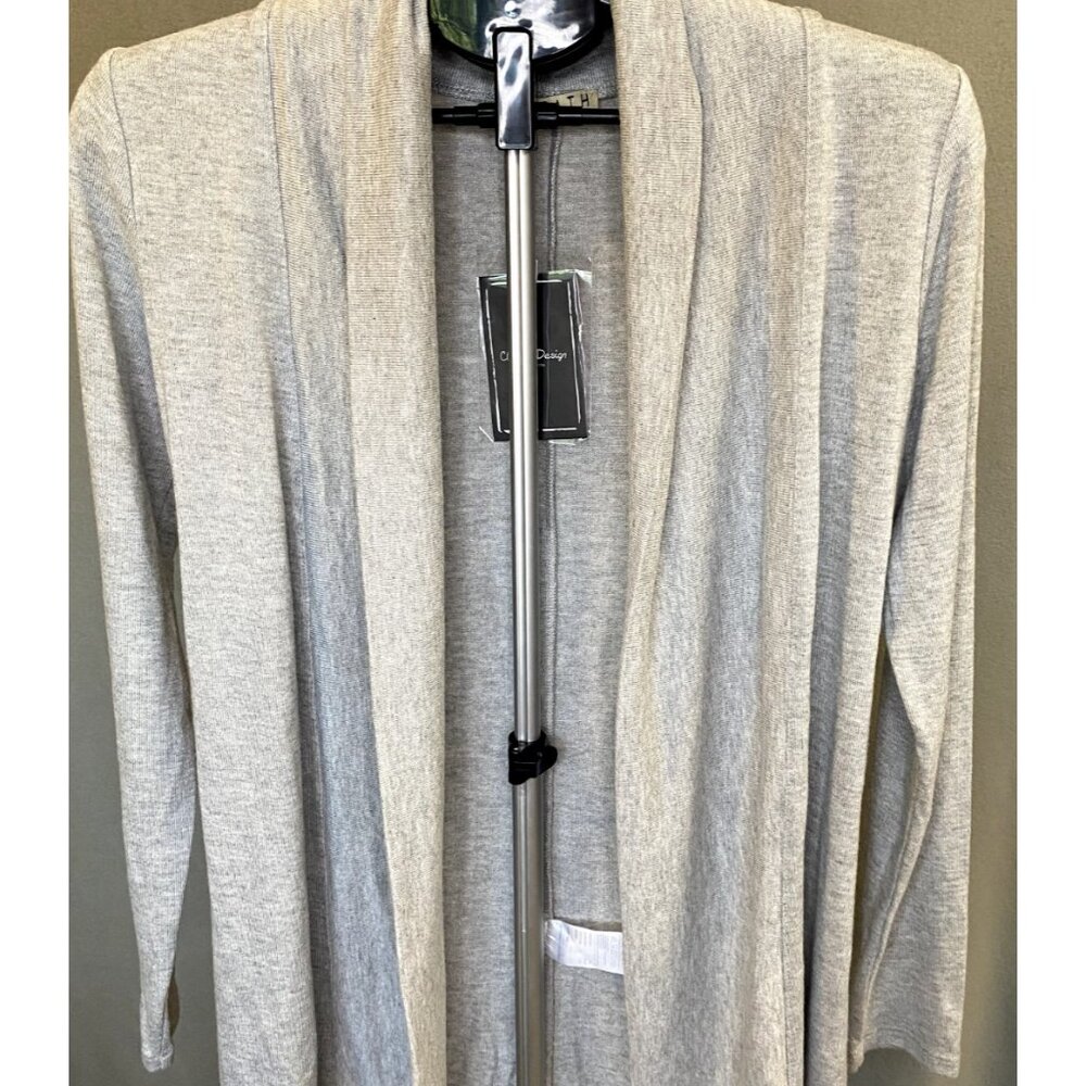 FITATH Women's Open Front Cardigan Lightweight Long Knit Sweater, XS, Gray NWT's
